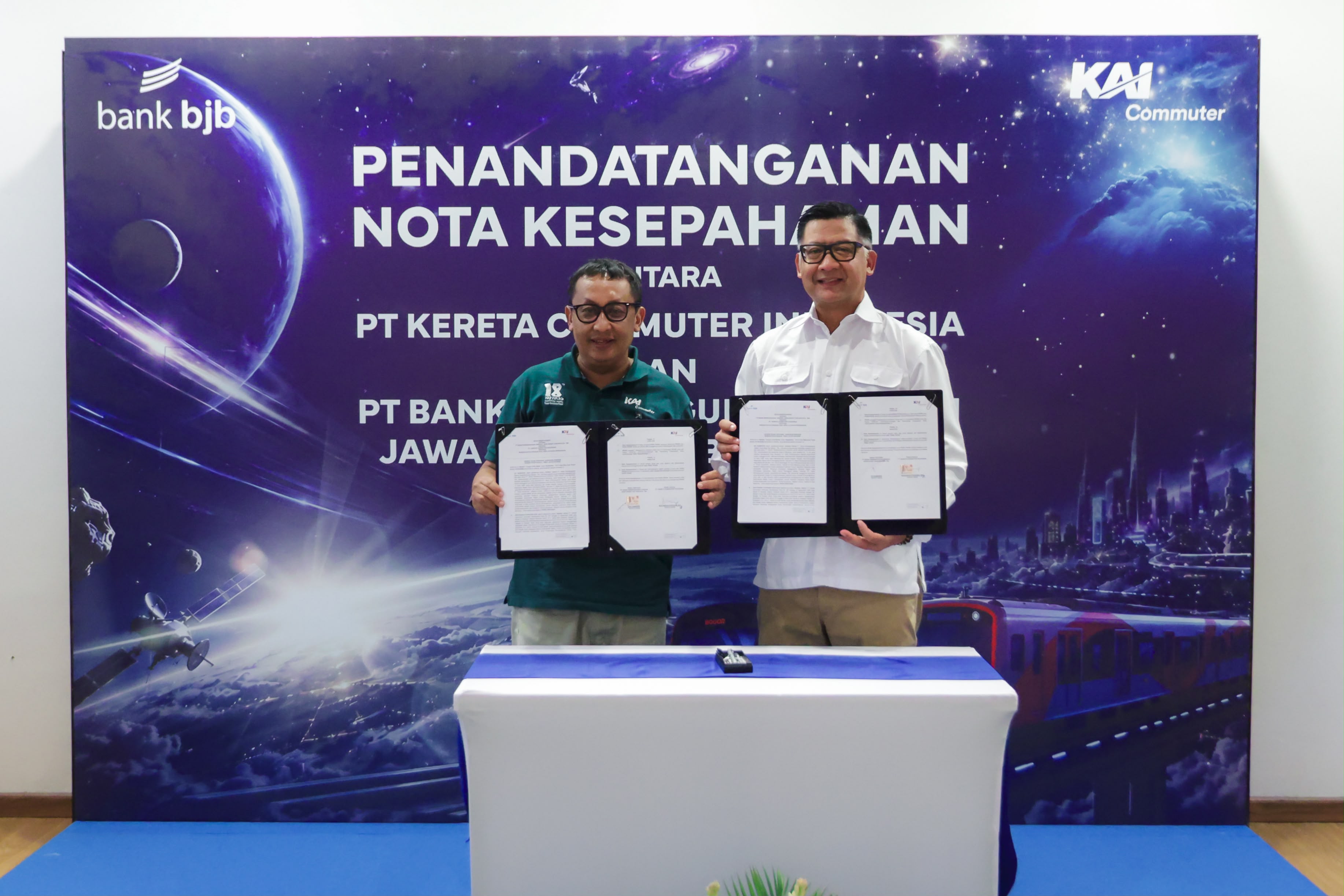 bank bjb dan KAI Commuter Bersinergi Hadirkan Ekosistem Transaksi Digital yang Terintegrasi