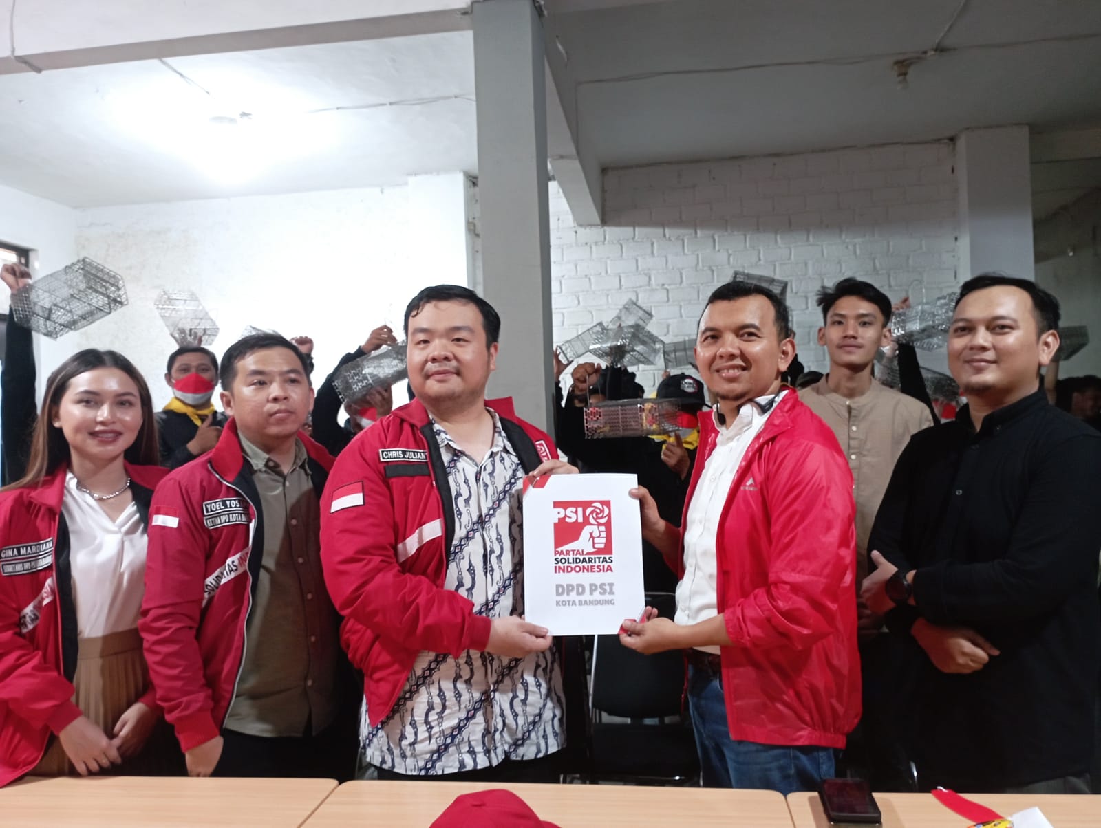 Ir. H. Juwanda Atau Ajun Resmi Mendaftarkan Diri Sebagai Calon Wali Kota Bandung 2024 Melalui PSI   