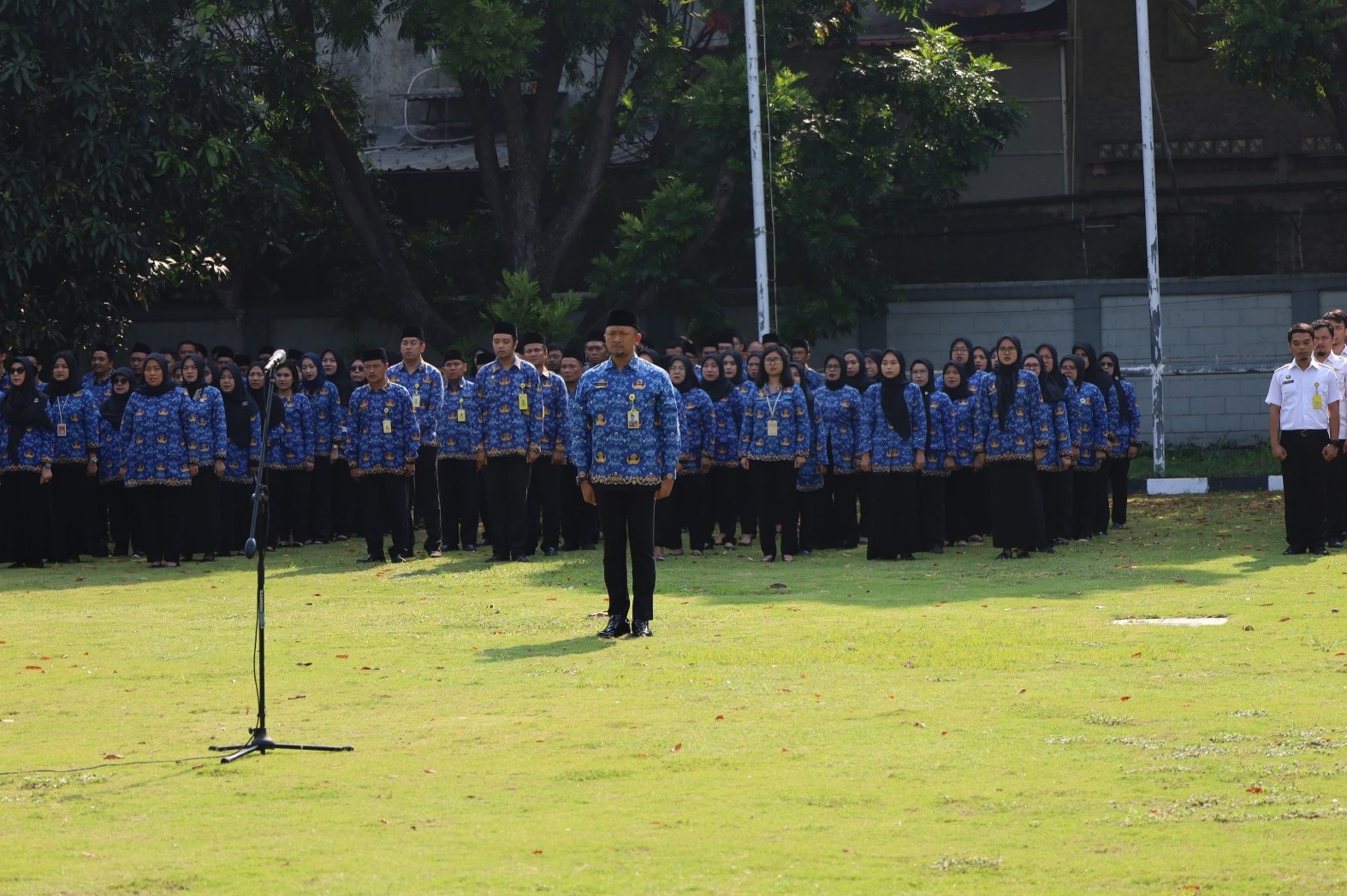 Upacara Peringatan Hari Sumpah Pemuda ke-96, Seluruh Pegawai Kantor Pertanahan BPN Kota Bandung Ikut Serta