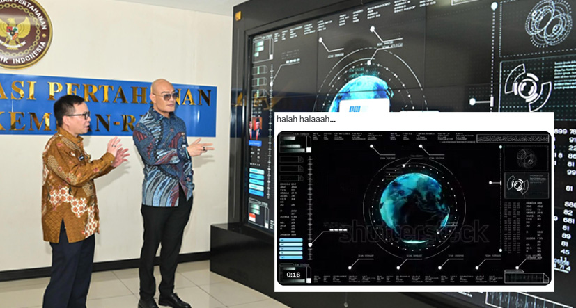 Heboh Deddy Corbuzier dan Kemhan Pamerkan Teknologi Hasil Video Unduhan Shutterstock, Ada Tulisan Lorem Ipsum