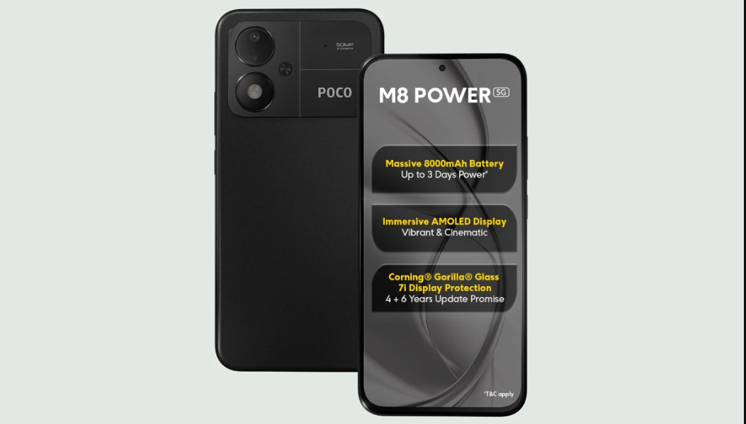 Poco M8 Power Resmi Dirilis, Baterai 8.000 mAh Diklaim Tahan hingga 38 Hari