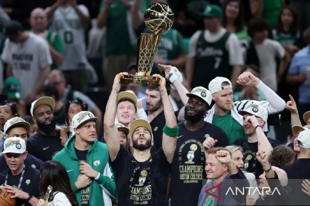 Celtics Juara NBA 2023/2024 dengan Kalahkan Mavericks 4-1, Permalukan Lakers Sang Rival Abadi