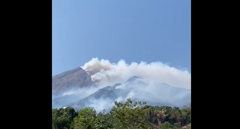Kebakaran Lereng Gunung Merbabu Semakin Meluas ke Puncak, Warga Mulai Mengungsi