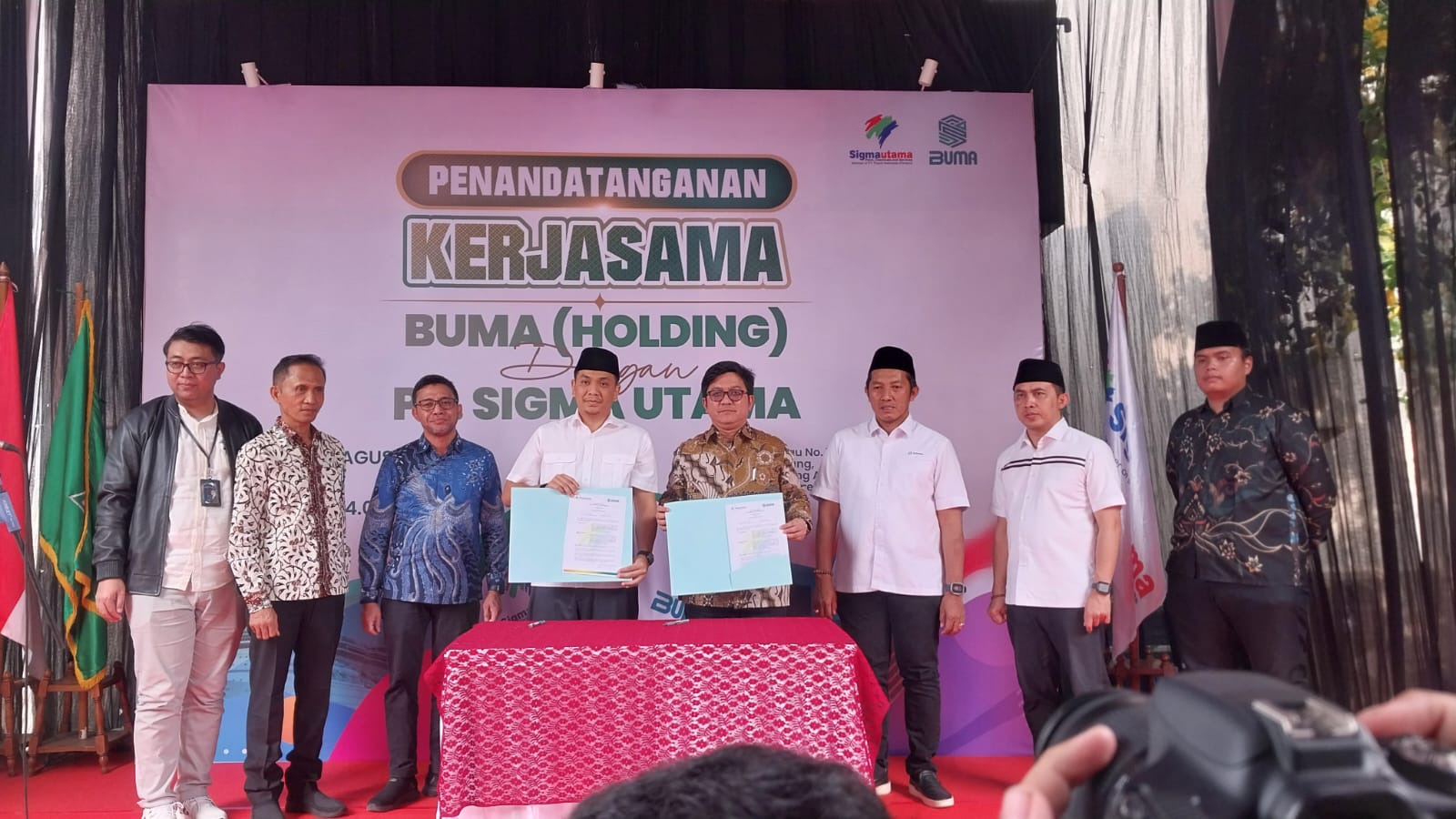 Kolaborasi PT Buma Holding dengan PT Sigma Utama, Ketum GP Ansor: Tingkatkan Ekonomi Indonesia