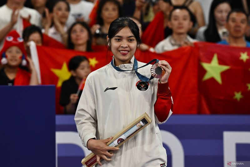 Gregoria Mariska Banggakan Indonesia dengan Seragam Khusus Podium di Olimpiade