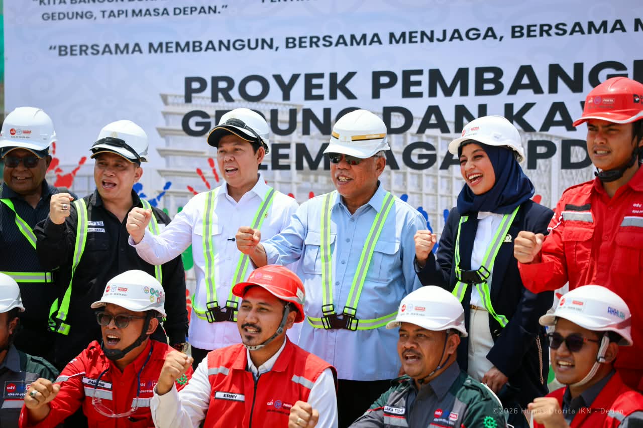 Ketua DPD RI Tinjau Progres Kawasan Legislatif di IKN