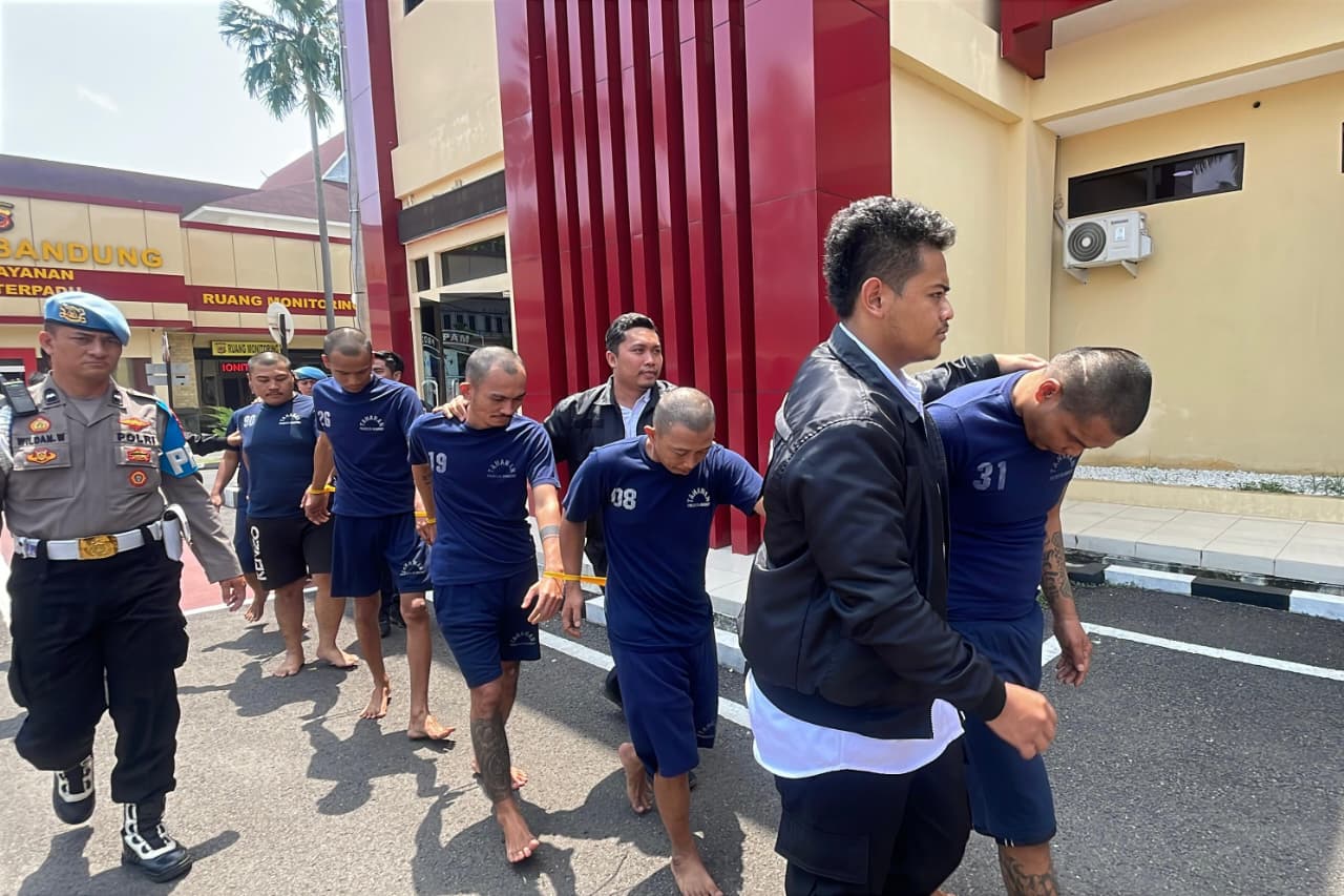 Enam Pelaku Pembobolan KSP di Katapang Diringkus Polresta Bandung: Dua Diantaranya Residivis