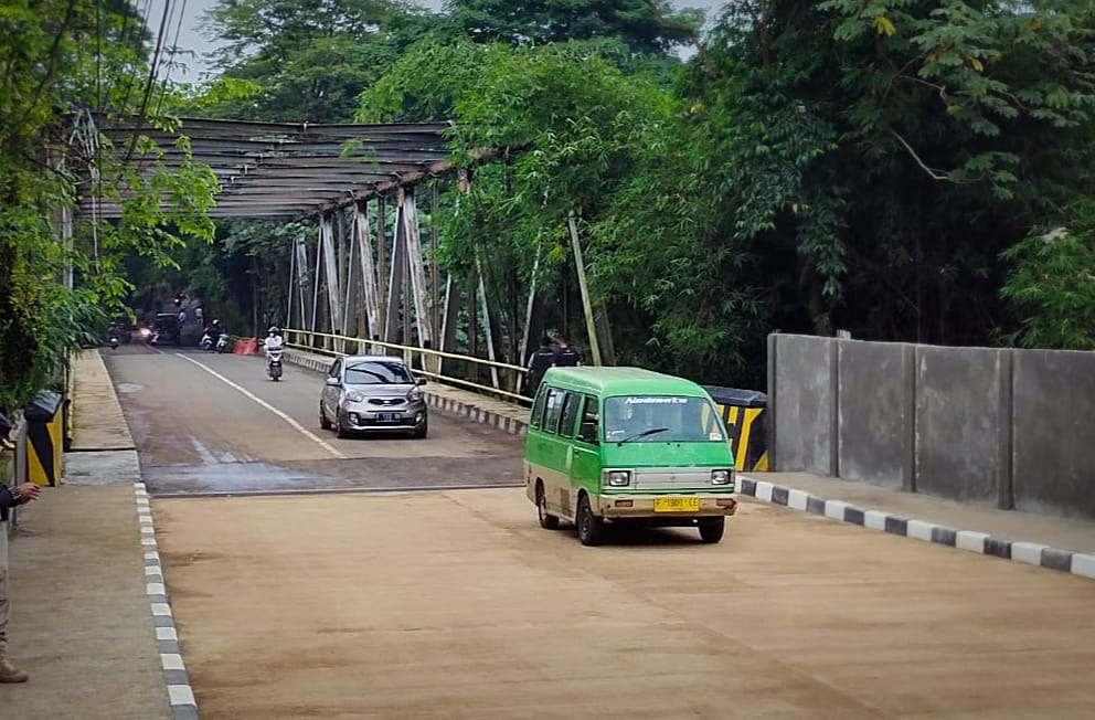 Jalan KH Tb M Falak Bogor Kembali Bisa Dilalui Pengendara