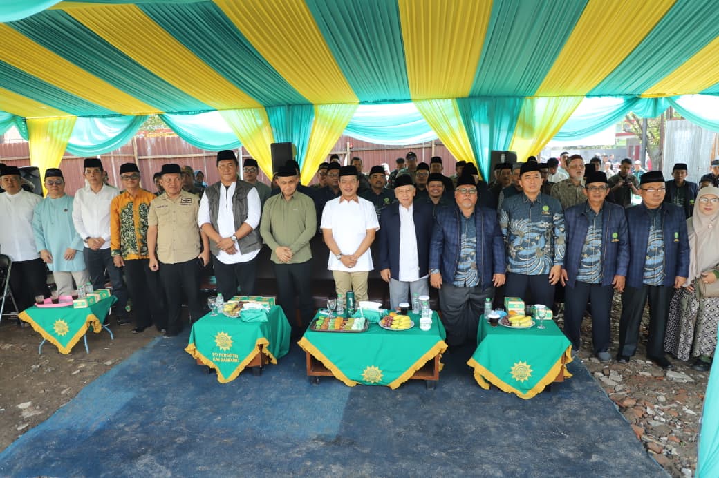 Gelar Peletakan Batu Pertama Pembangunan Gedung Dakwah Persis, Ini Harapan Bupati Bandung
