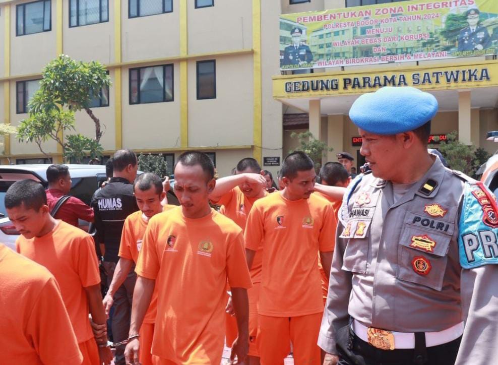 Polresta Bogor Kota Berhasil Ungkap 23 Tersangka Narkoba, Segini Jumlah Narkotikanya