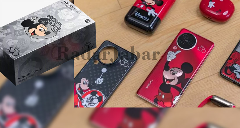 Xiaomi Civi 3 Disney Limited Edition Lucu Banget! Punya Spesifikasi Tangguh