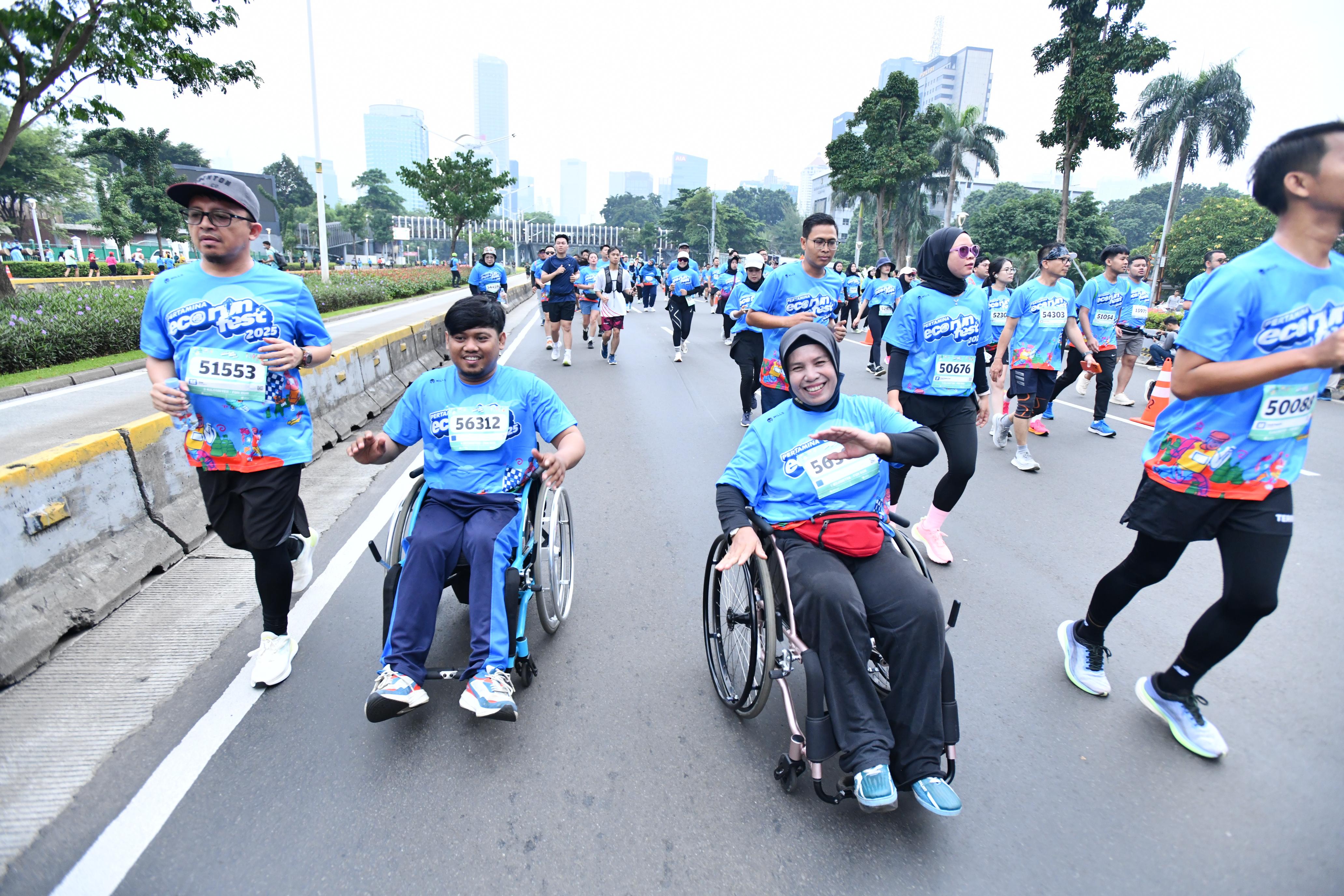 Pertamina Eco RunFest 2025, Melangkah Tanpa Batas untuk Sahabat Disabilitas