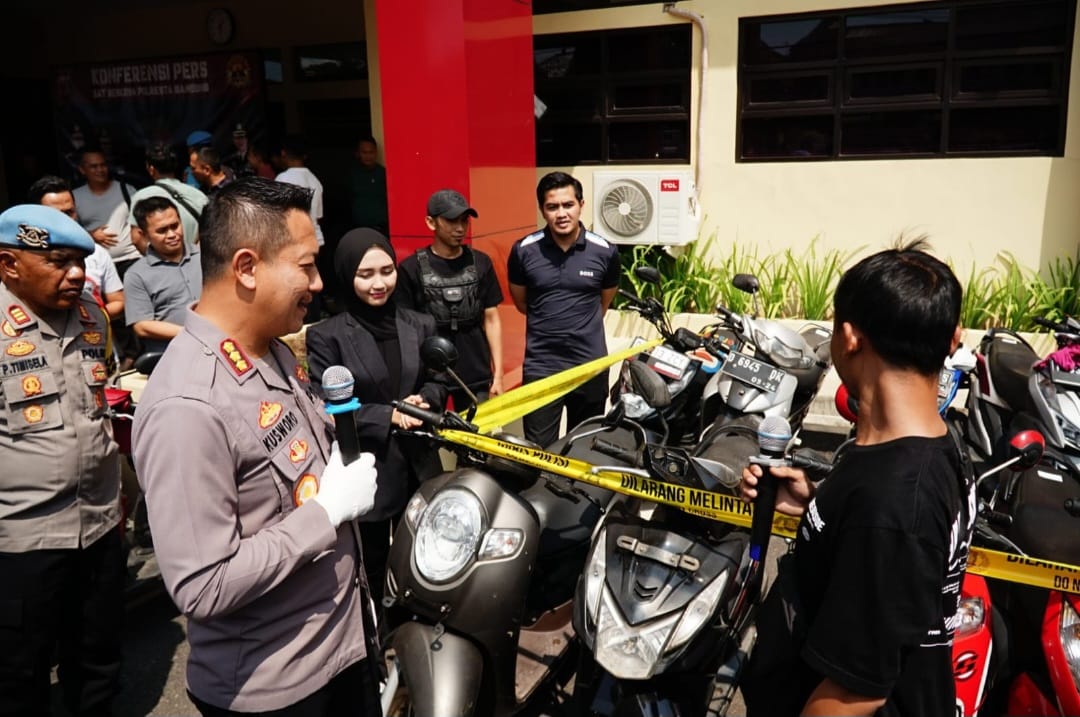 Kasus Curamor, Satreskrim Polresta Bandung Ringkus 20 Tersangka: Amankan 29 Motor dan 3 Mobil