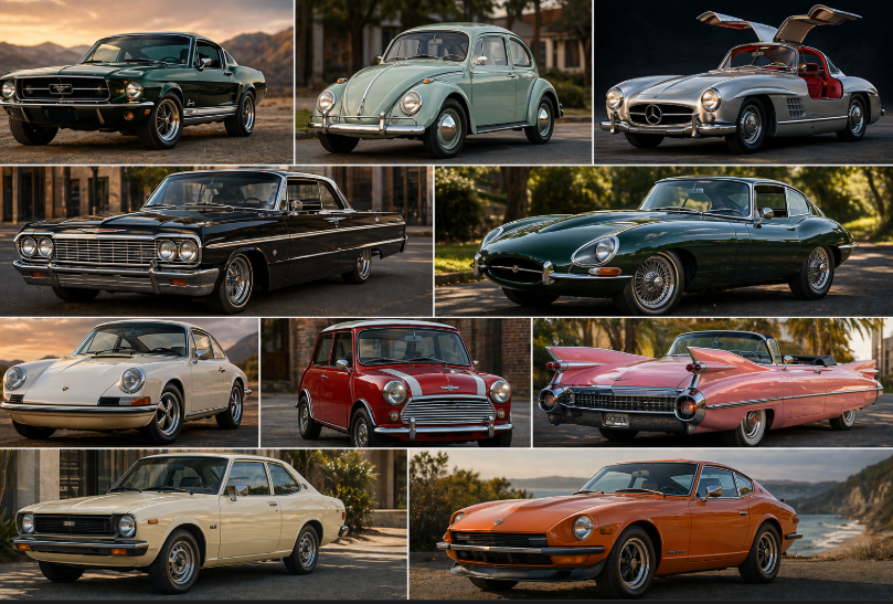 10 Mobil Klasik Legendaris dengan Desain Tak Lekang oleh Waktu