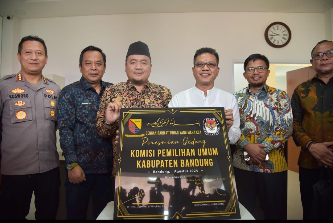 Peresmian Gedung Baru KPU Kabupaten Bandung, Bupati Kang DS Harap Pilkada 2024 Berjalan Lancar
