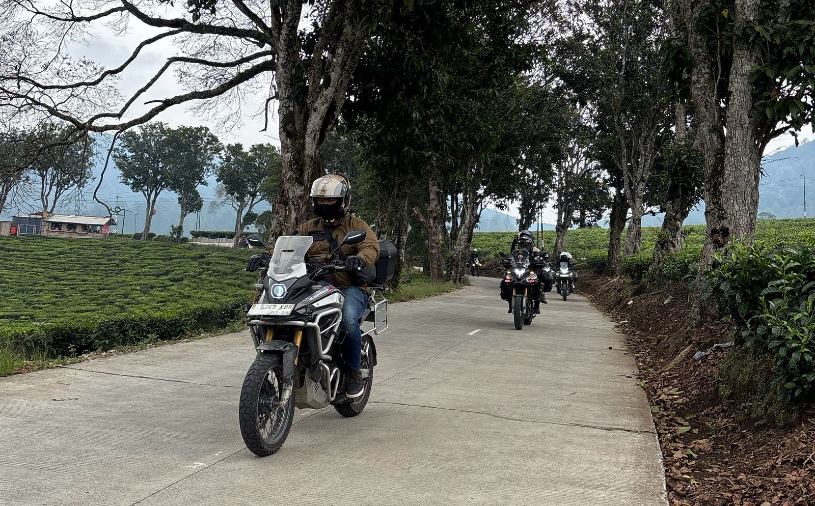 CBX150 Bekasi Raya Gelar Touring Wajib dan Sunmori ke Pangalengan Bandung