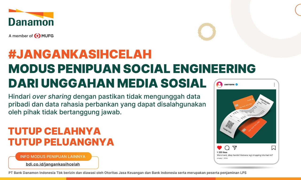 Danamon Imbau Masyarakat Berhati-hati dan Bijak dalam Menggunakan Media Sosial untuk Cegah Penipuan Digital