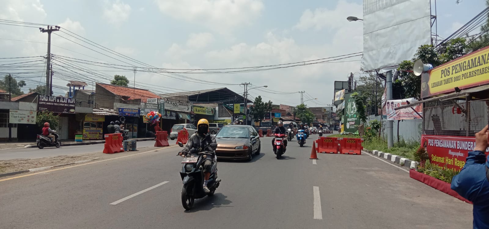 H-3 Lebaran, Jalur Cibiru Kota Bandung Ramai Lancar