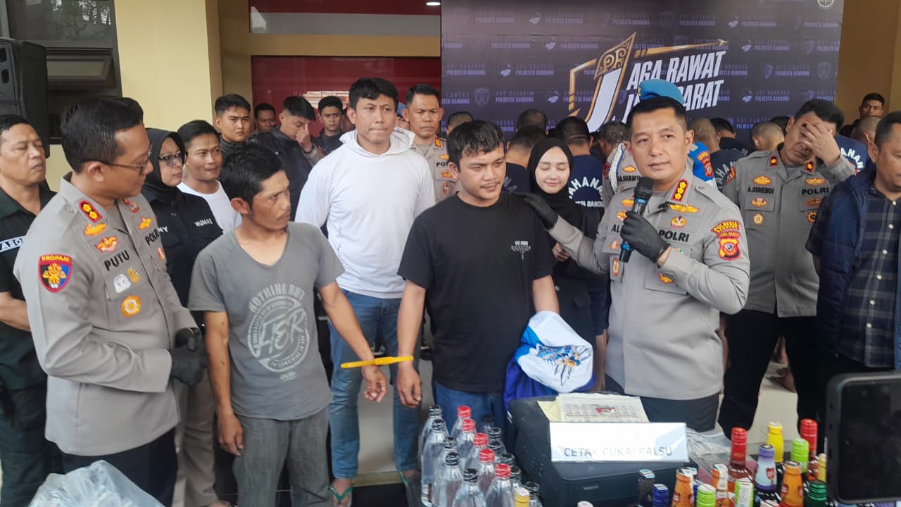 Polisi Ringkus Oknum Anggota Ormas Pelaku Pemalakan di SPBU Ciwidey
