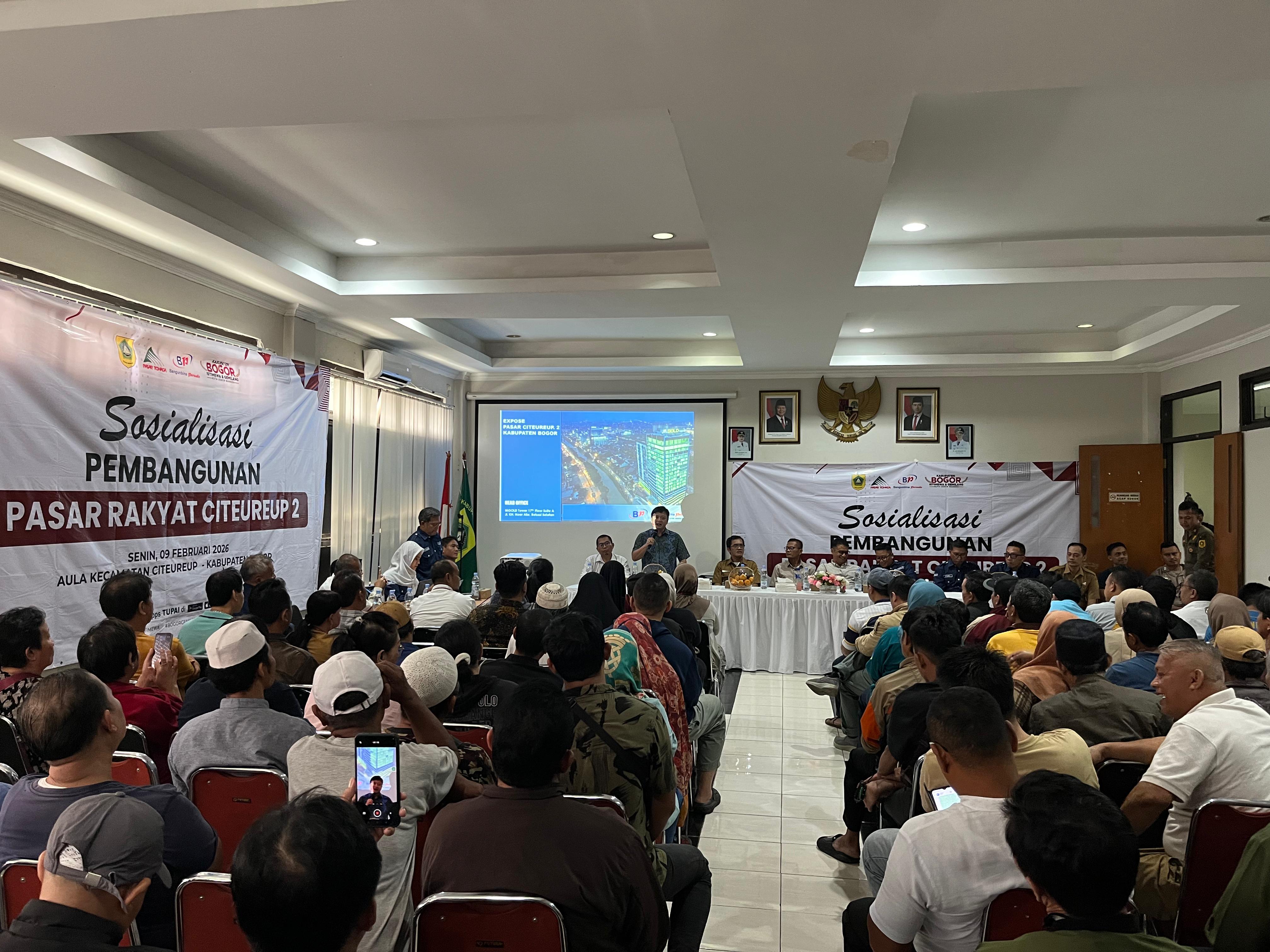 Pasar Tradisional-Modern Bakal Hadir di Citeureup