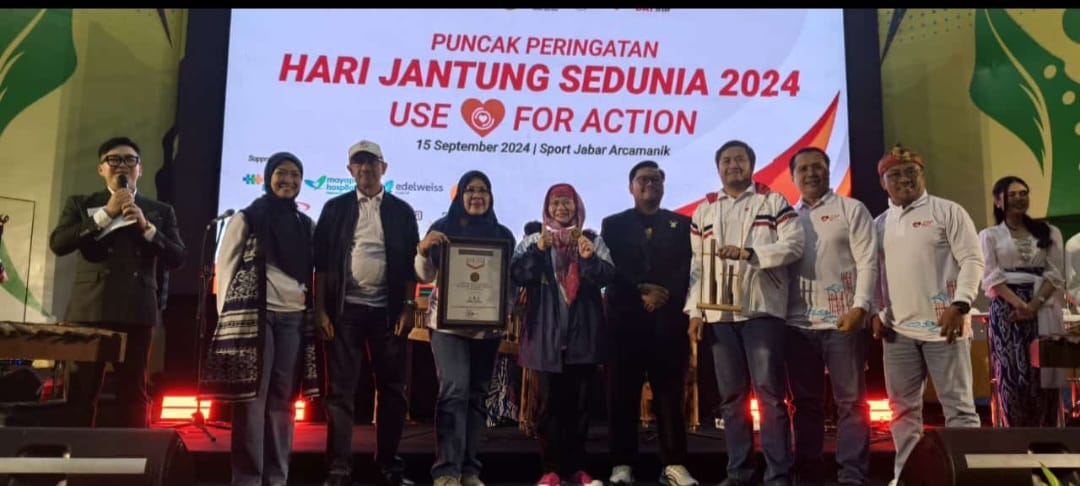 Peringati Hari Jantung Sedunia 2024 : RSUD Al Ihsan Jabar Sabet 1 Rekor MURI