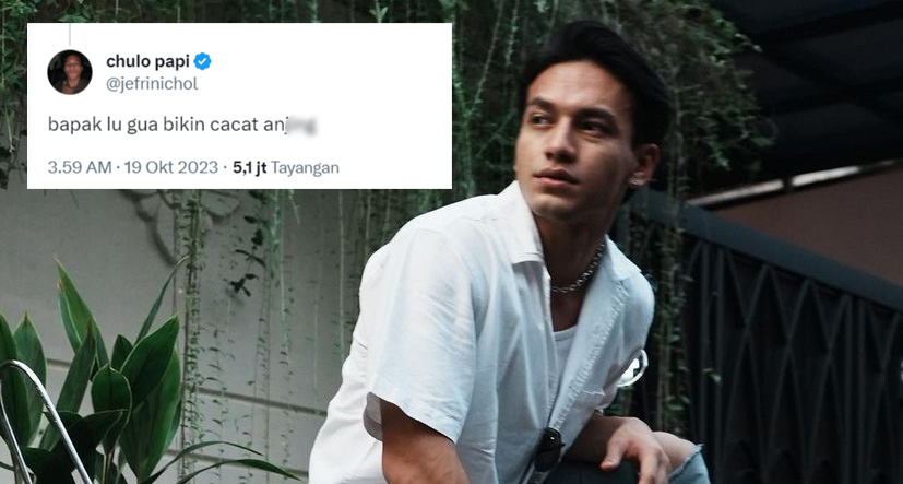 Jefri Nichol Panen Hujatan Setelah Ancam Akan Buat Ayah Netizen Cacat