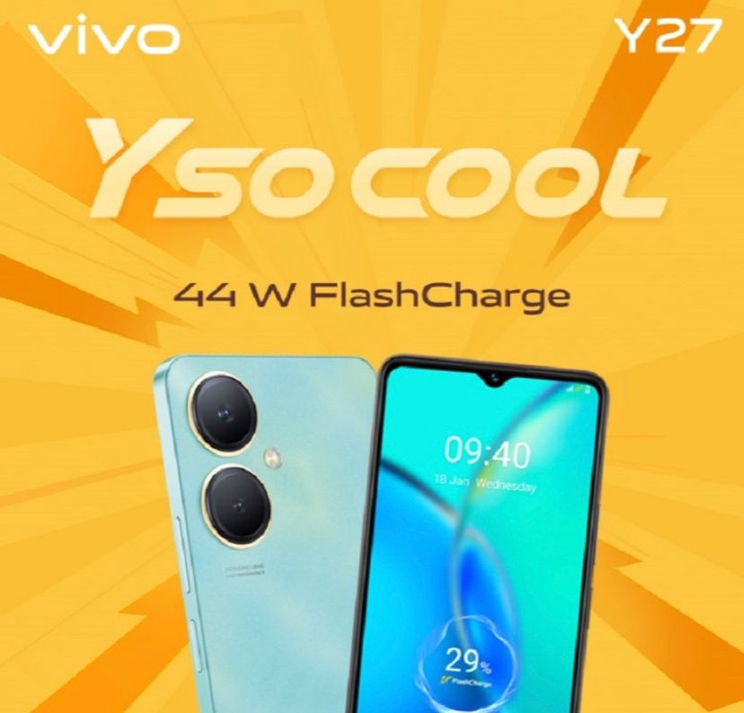 Gaya Sultan Harga Merakyat? Vivo Y27 dengan Layar IPS Prosesor Dimensity 6020 Kamera 50MP, Turun Harga!