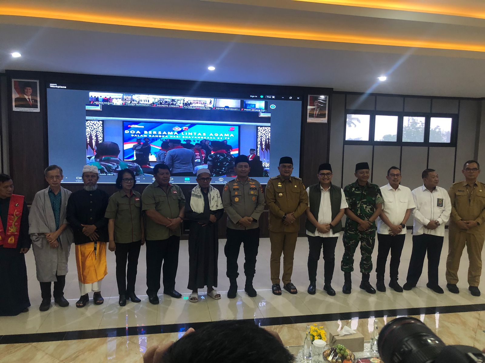 Rangka HUT ke-79 Bhayangkara, Polres Bogor Gelar Doa Bersama Lintas Agama