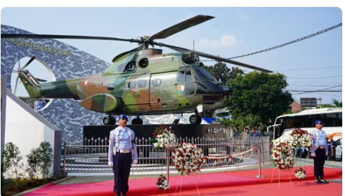 Pemkab Bogor Ajak Masyarakat Jaga Tugu Helikopter di Simpang Empat Kandang Roda