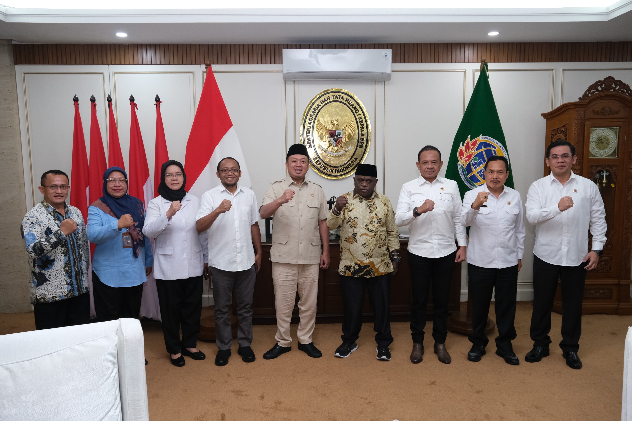 Kementerian ATR/BPN dengan Kementerian HAM, Bahas Legalisasi Tanah yang Memiliki Dampak Terhadap HAM