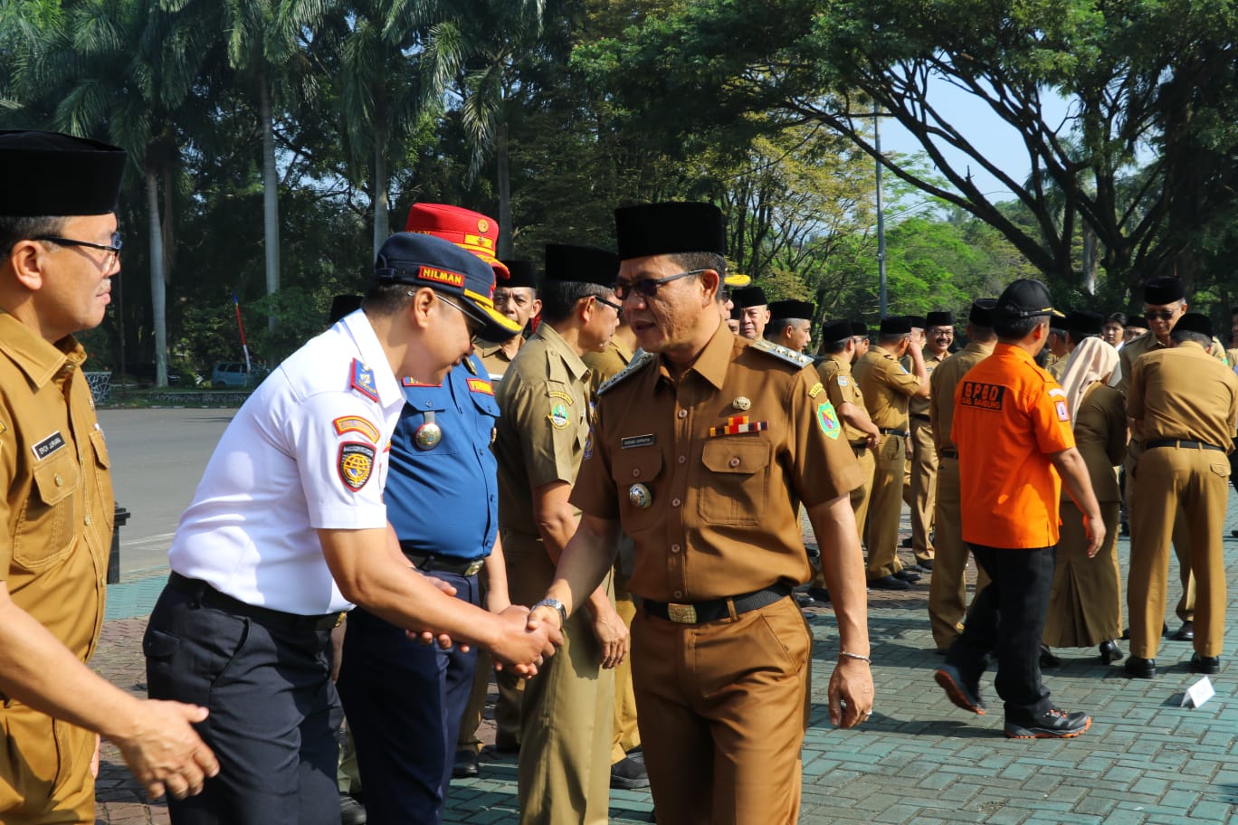 Dalam Menghadapi Bencana Hidrometeorologi, Bupati Bandung Berharap Semua OPD Meningkatkan Kesiapsiagaannya