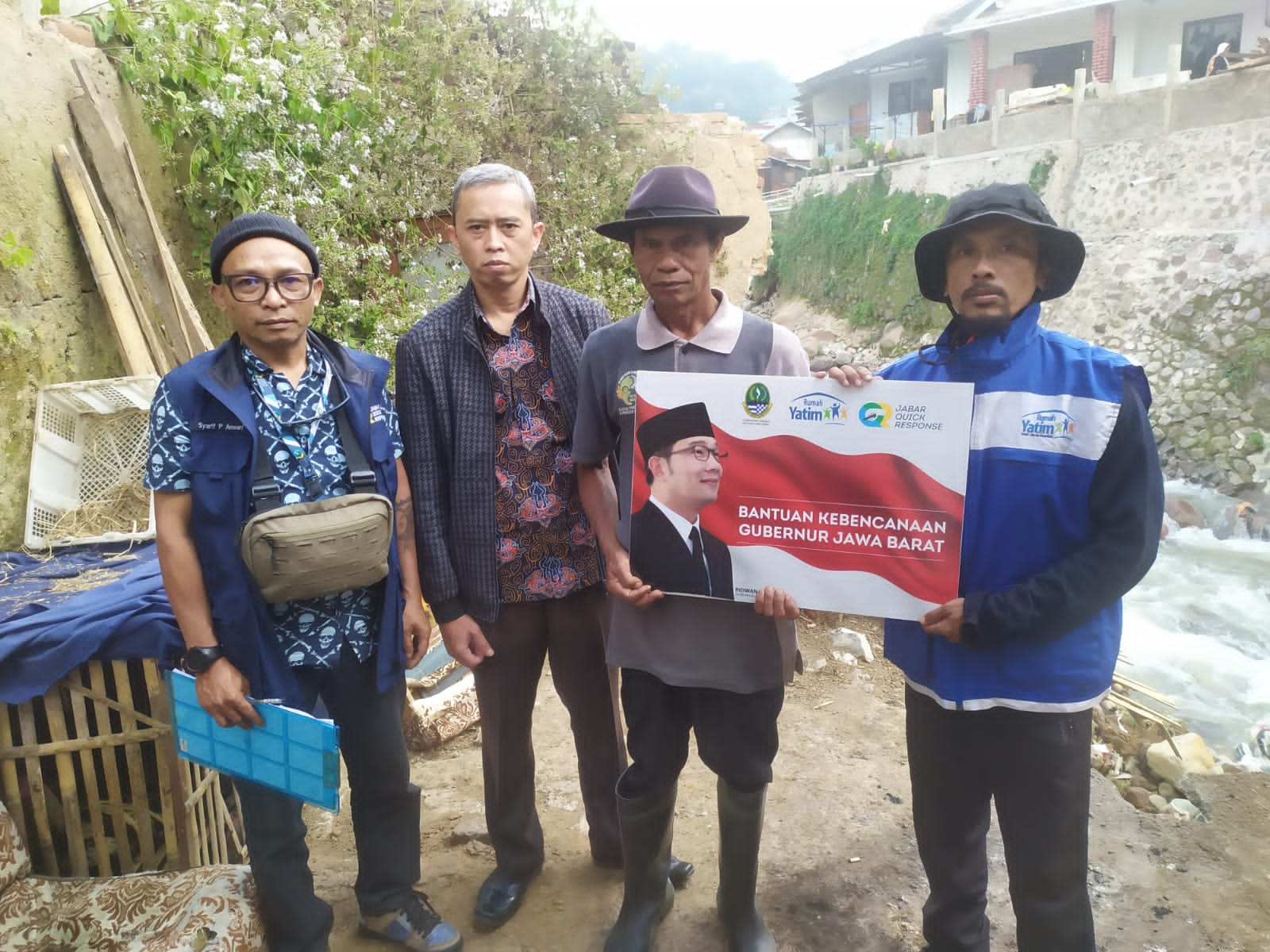 Jabar Quick Response Bantu Pembangunan Rumah Rusak Akibat Kejadian Banjir Bandang di Ciwidey