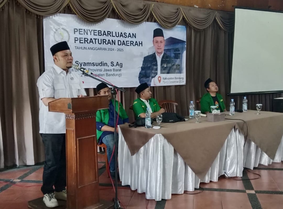 Anggota DPRD Jabar Asep Syamsudin Sosialisasikan Perda tentang Pesantren