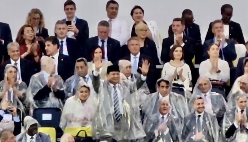 Prabowo Saksikan Parade Kontingen RI di Pembukaan Olimpiade Paris
