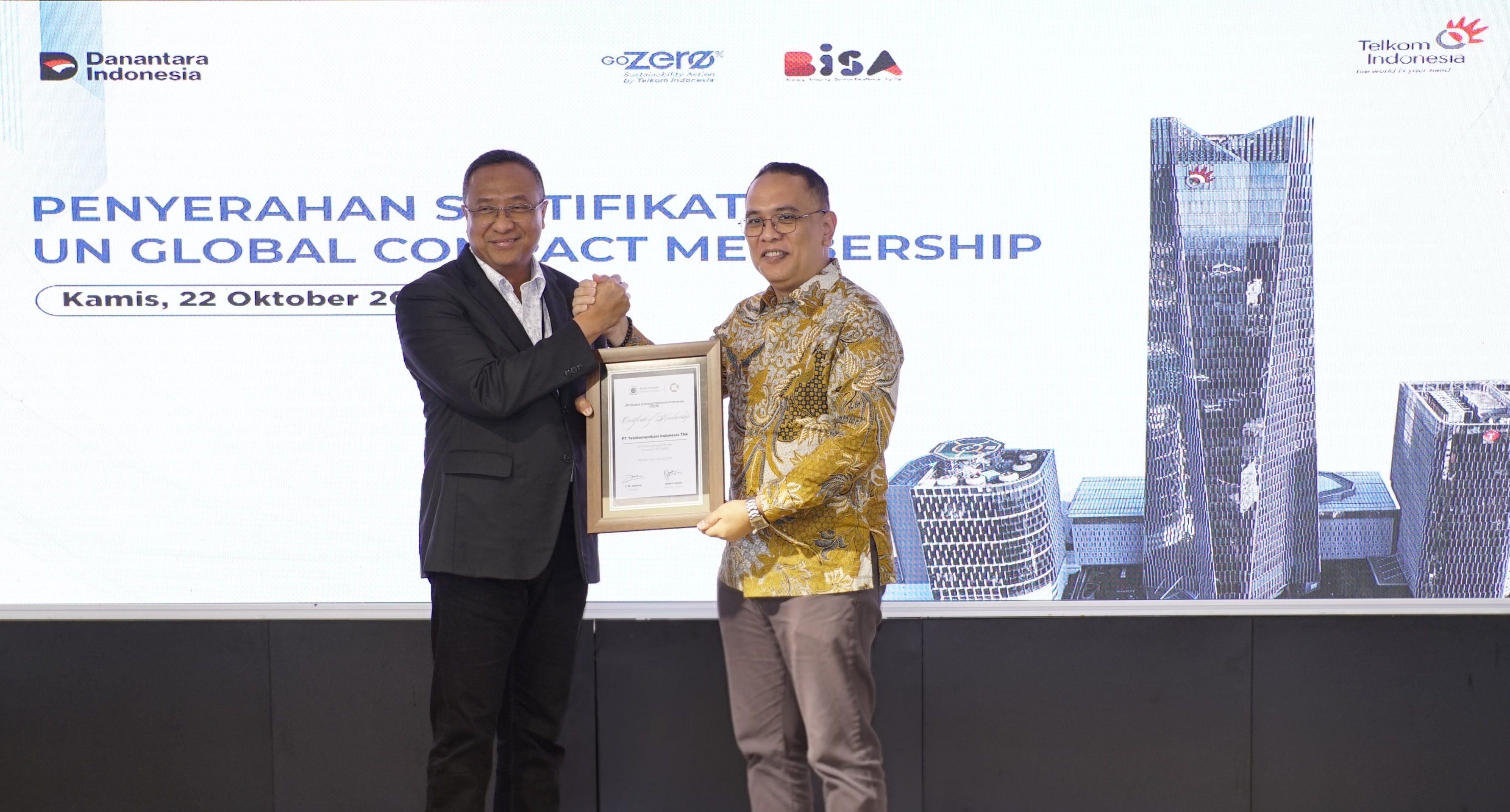 Telkom Perkuat ESG lewat Keanggotaan UN Global Compact dan Program Zero Waste to Landfill