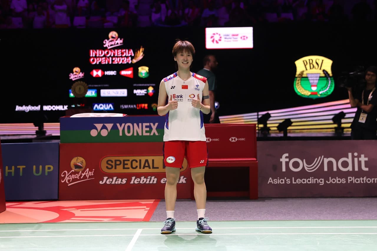 Hasil Final Indonesia Open 2024: Bocah Ajaib An Se Young Kalah, Chen Yufei Pertahankan Gelar Juara