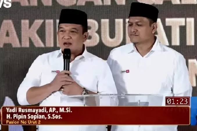 Usai Debat Pilkada Purwakarta, Paslon Yadi-Pipin Banjir Pujian