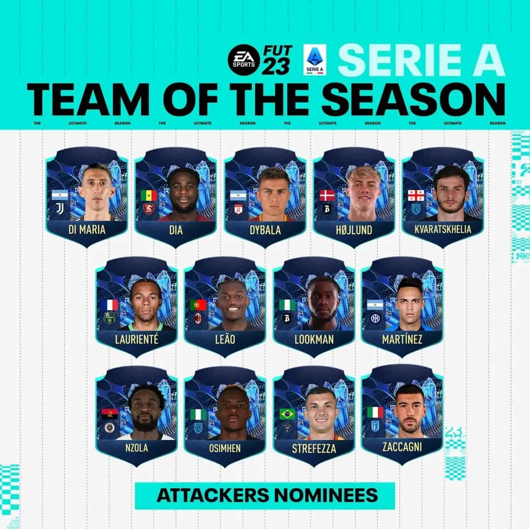 Game FIFA 23: Nominasi TOTS Serie A Terungkap, Napoli Mendominasi Daftar