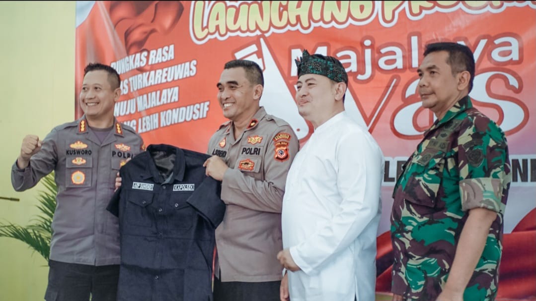 Ciptakan Rasa Aman dan Nyaman, Polresta Bandung Launching Program Majalaya Awas