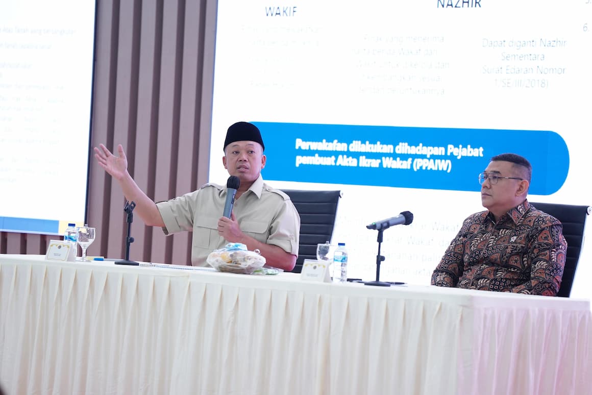 Percepat Sertipikasi Tanah Wakaf dan Rumah Ibadah, Kementerian ATR/BPN Fokus Pastikan Kepastian Hukum di 2025