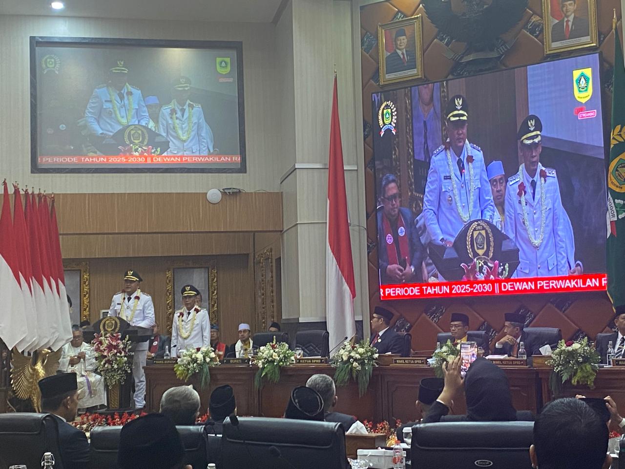 Pidato Pertama Bupati Bogor Rudy Susmanto: DPRD Kabupaten Bogor Cipta Sejarah Baru seperti Istana Negara