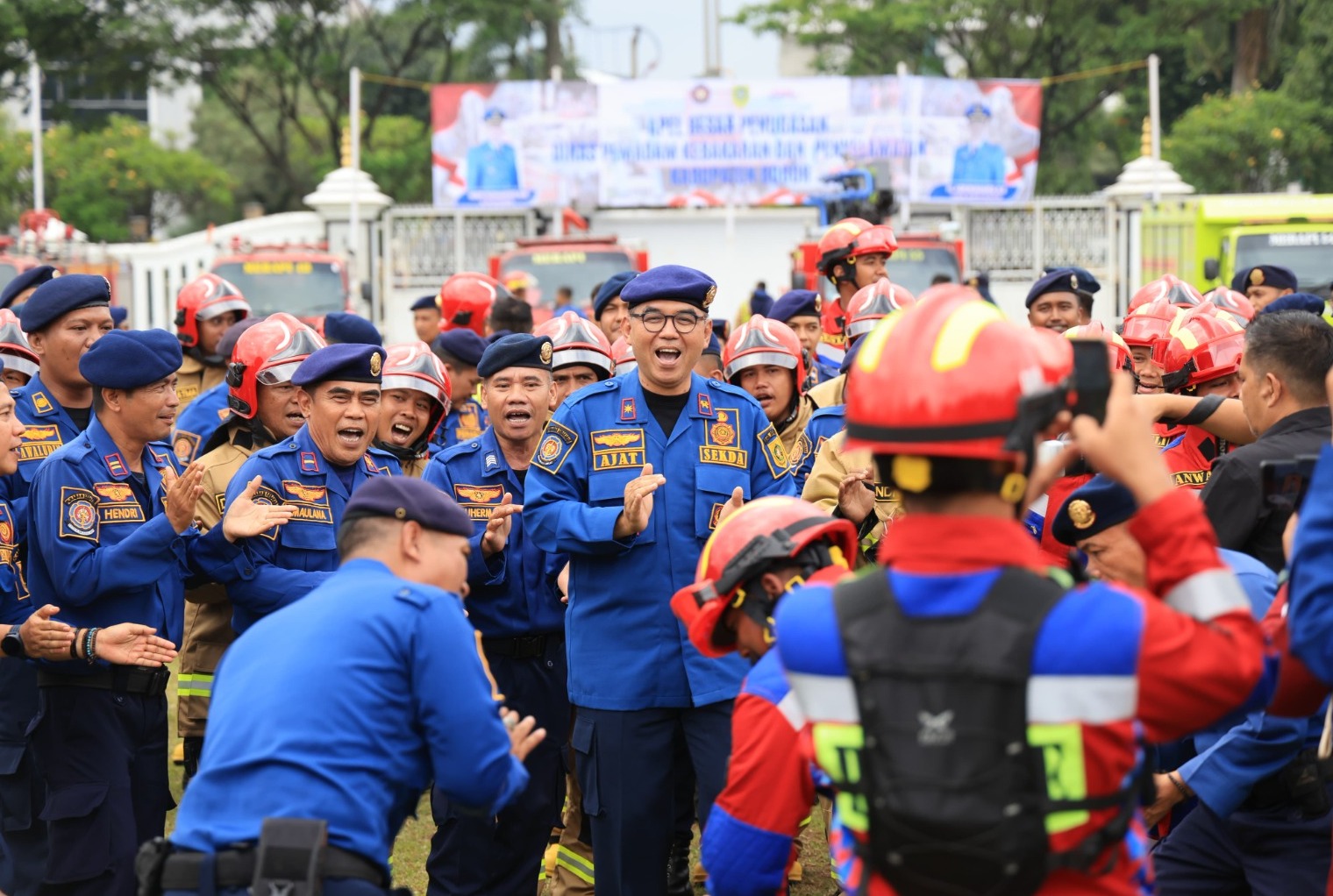 Pesan Bupati Bogor ke Damkar, Soroti Response Time dan Jaga Semangat Pengabdian
