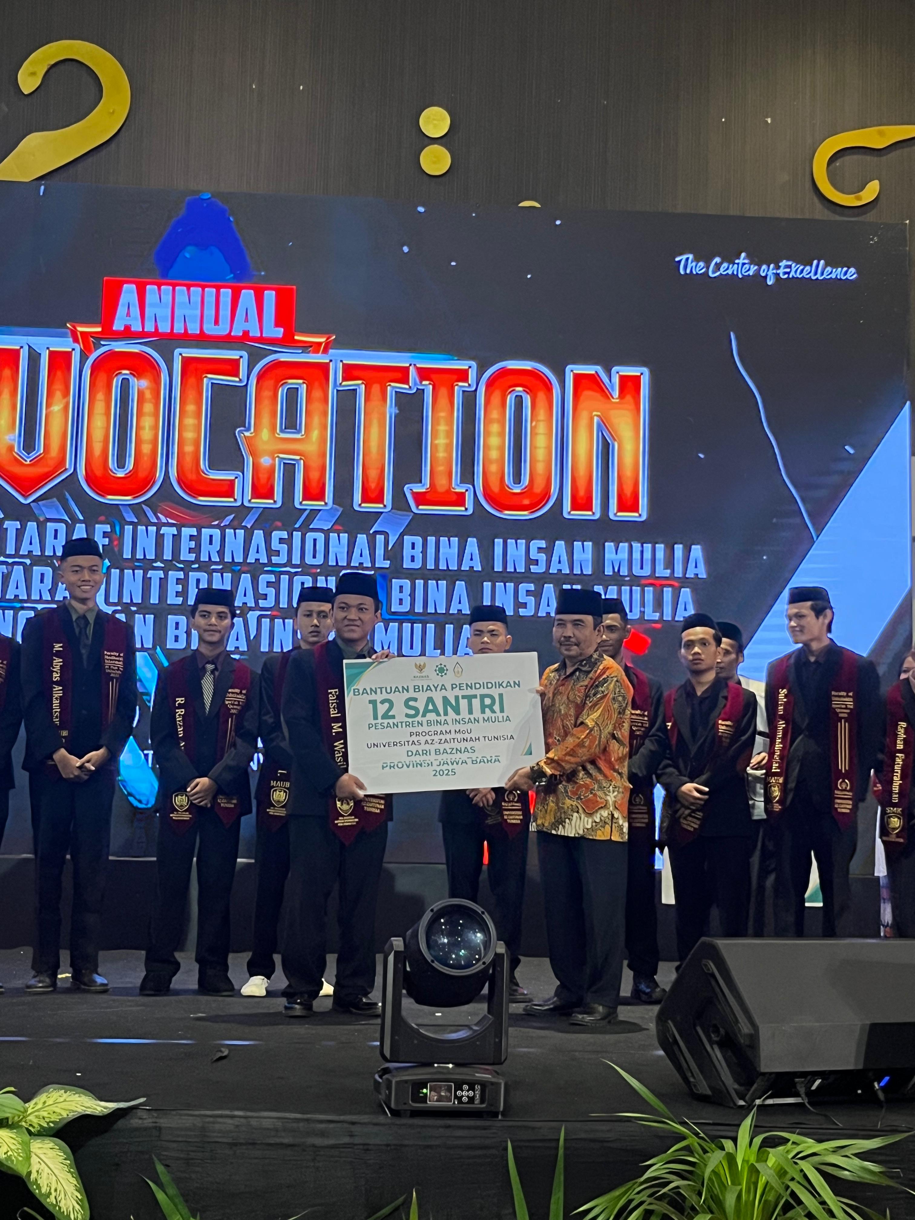 BAZNAS Jabar Salurkan Beasiswa Pendidikan ke Tunisia untuk Santri Bina Insan Mulia Cirebon
