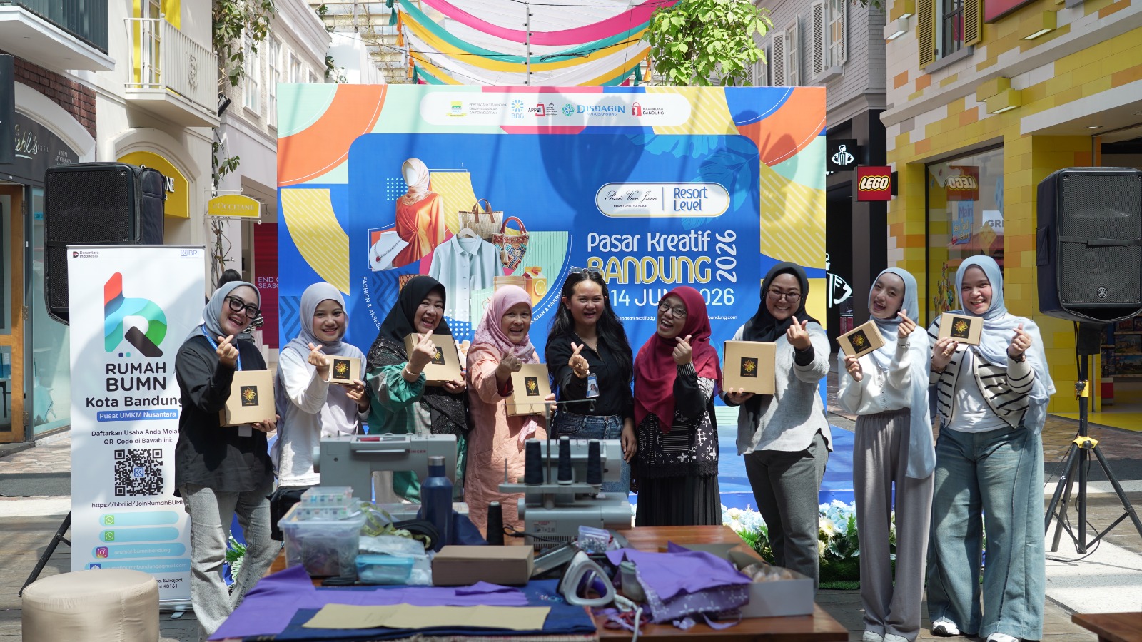 ​Dari Peserta Inkubasi Jadi Mentor: Acuksae Harumkan Nama Rumah BUMN BRI Bandung di Pasar Kreatif Bandung PVJ