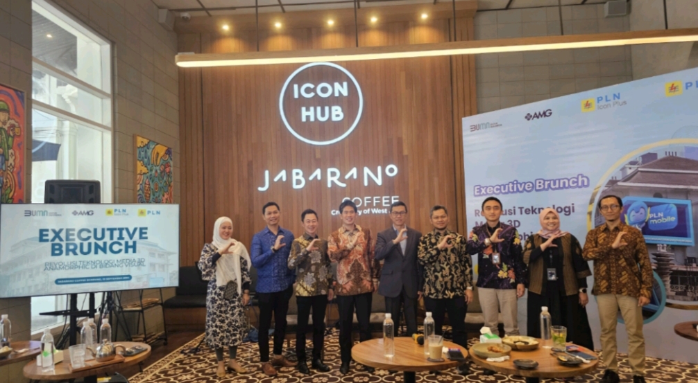 Kolaborasi dengan AMG, PLN Icon Plus Launching Videotron 3D pertama di Kota Bandung