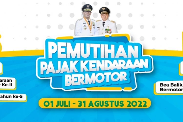 Jabar Gelar Pemutihan Pajak Kendaraan Pada 1 Juli, Simak Kriterianya