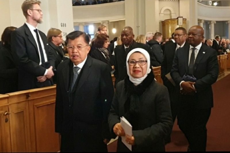 Jusuf Kalla Ikut Serta dalam Upacara Pemakaman Mantan Presiden Finlandia Martti Ahtisaari