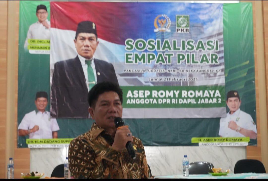 Sosialisasikan Empat Pilar, Anggota DPR RI Asep Romy Ajak Generasi Muda Amalkan Nilai-nilai Pancasila