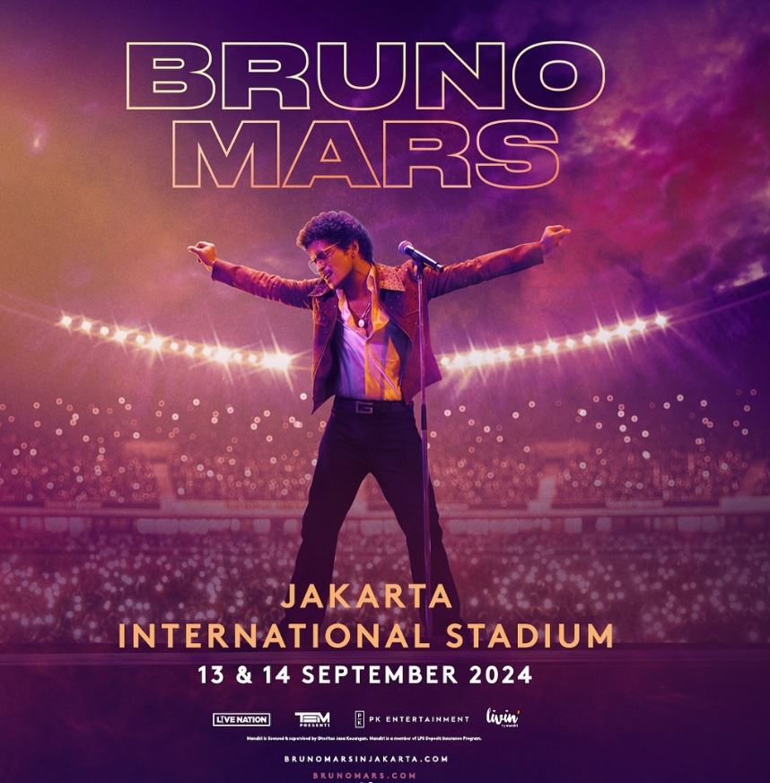 Siap-siap! Bruno Mars Resmi Akan Konser di Jakarta, Berikut Informasi Resminya