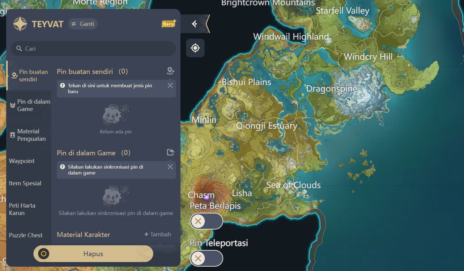 Hoyolab interactive map
